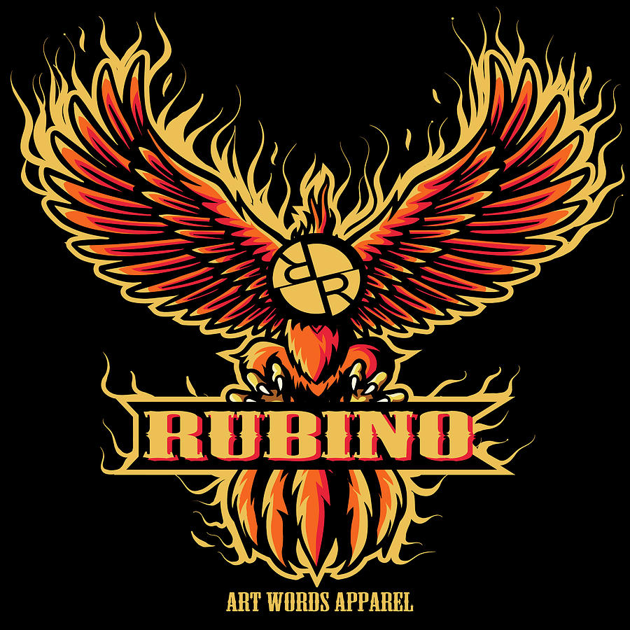 Rubino Brand Fire Bird 2 Painting by Tony Rubino