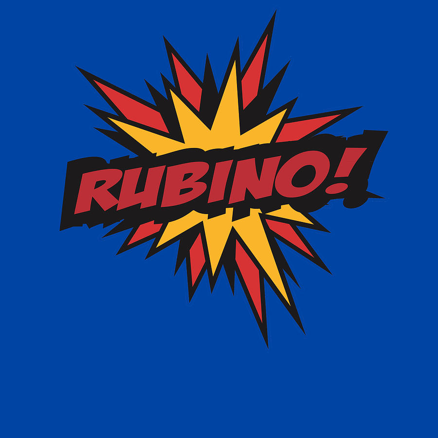 Rubino Brand Logo T-Shirt T Shirt Tee Tees POW Painting by Tony Rubino