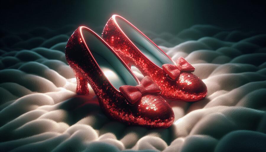 Ruby Slippers Desktop Ruby Slippers 2 Ai Art by John Bowers - Fine Art America