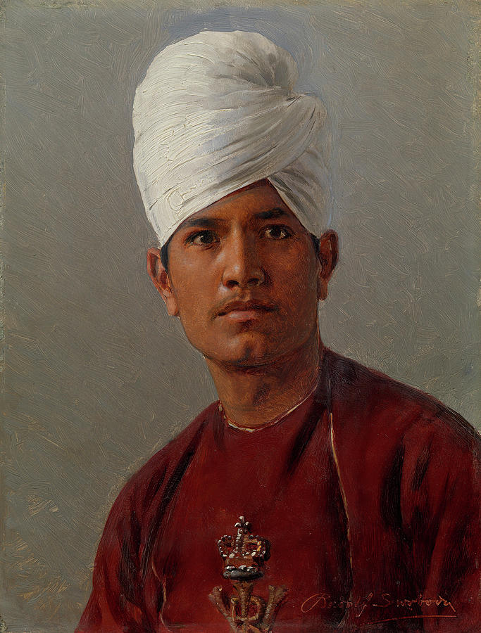 RUDOLF SWOBODA Muhammad Ismail Before 23 Feb 1897 Painting by Artistic Rifki