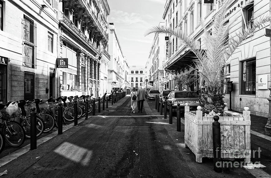 Rue Beauvau Infrared in Marseille Photograph by John Rizzuto