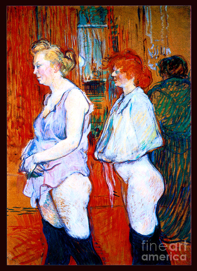 Rue Des Moulins The Medical Inspection 1894 Painting