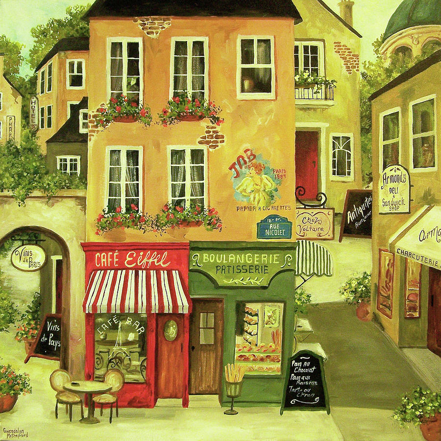 Rue Nicolet Painting by Gwendolyn McShepard - Fine Art America