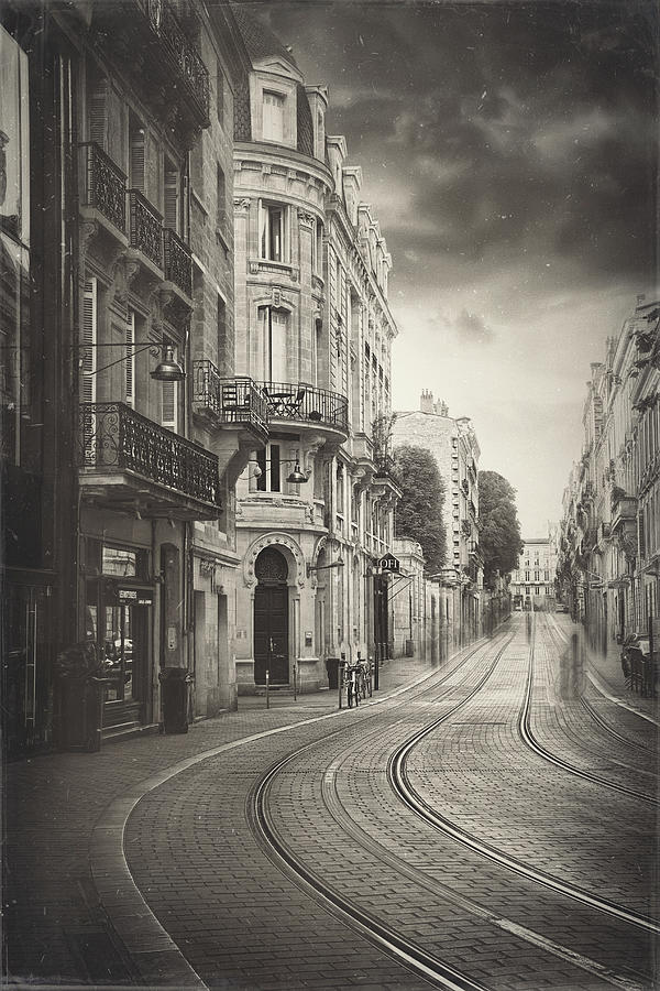 Rue Vital Carles Bordeaux France Vintage  Photograph by Carol Japp