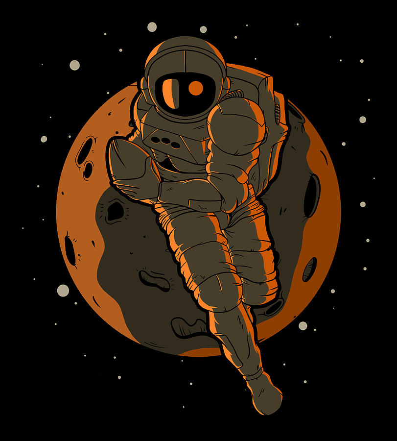 Rugby Astronaut Outer Space Spaceman Digital Art By Kevin Garbes Fine Art America 8292