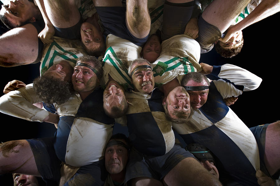 Rugby Union Scrum Photograph by Bob Thomas
