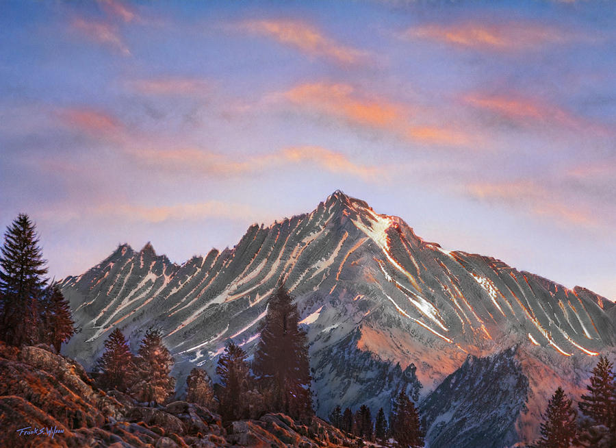 Rugged Peaks D Digital Art by Frank Wilson