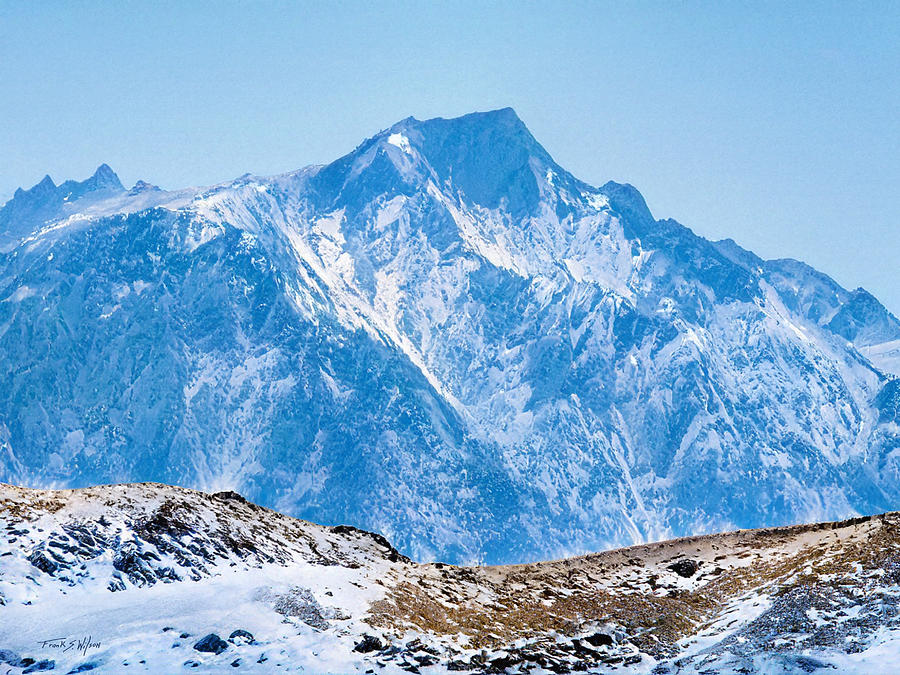 Rugged Peaks in Winter D Digital Art by Frank Wilson