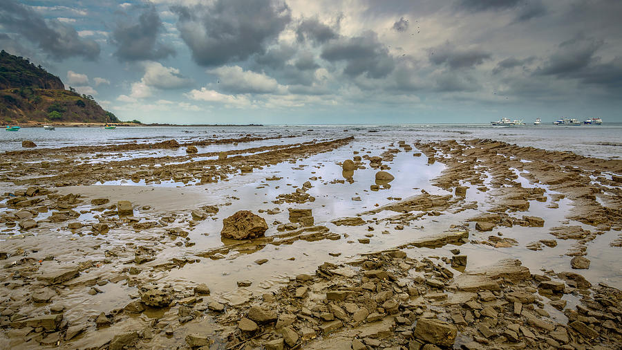 Rugged shoreline Photograph by Henri Leduc