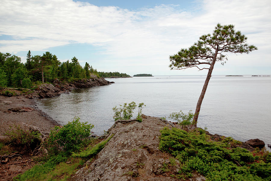 Rugged Shoreline of Upper Peninsula Photograph by Rich S