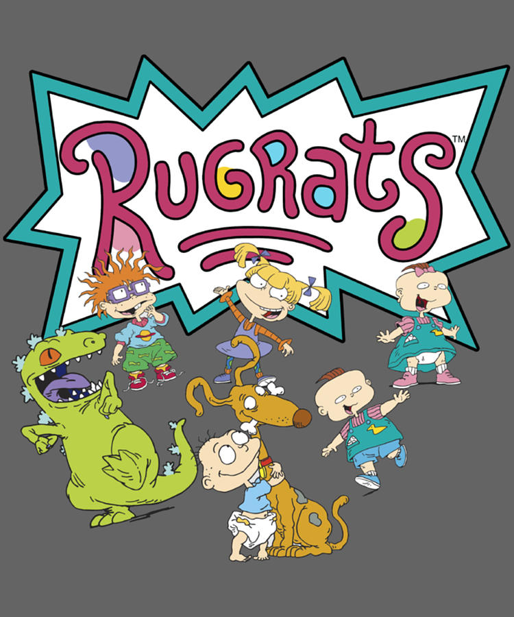 Rugrats Group Play Time Colorful Logo Digital Art by Phai Bui - Fine ...
