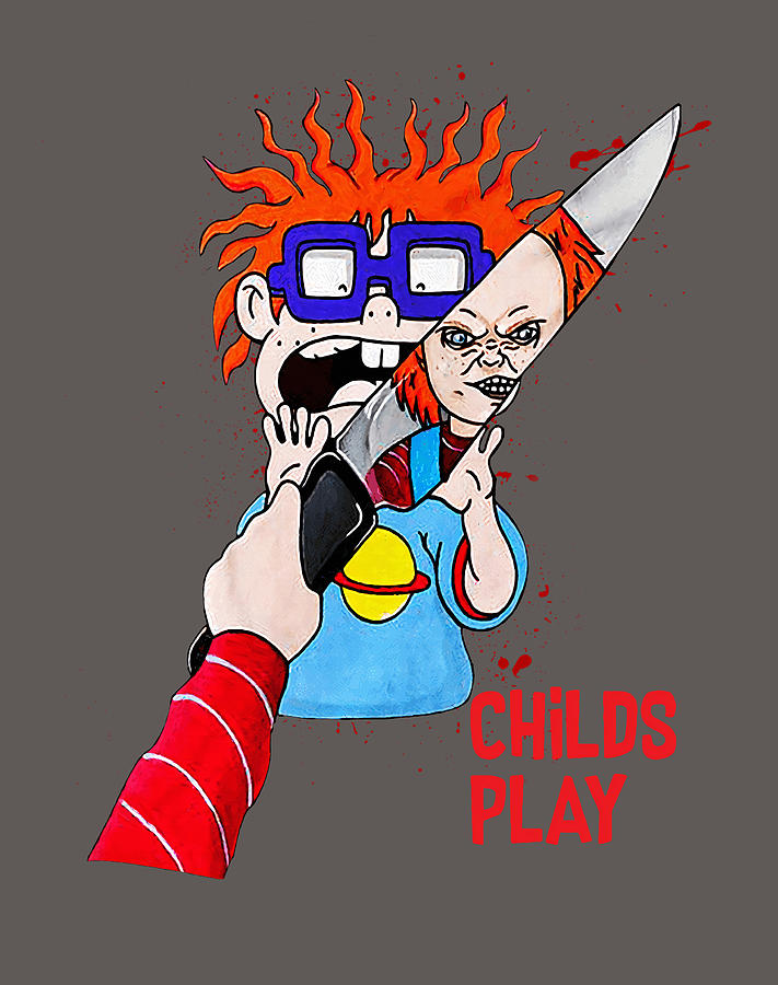 Rugrats Scary Chucky Doll With Knife Child Rsquo S Play T Shirt ...