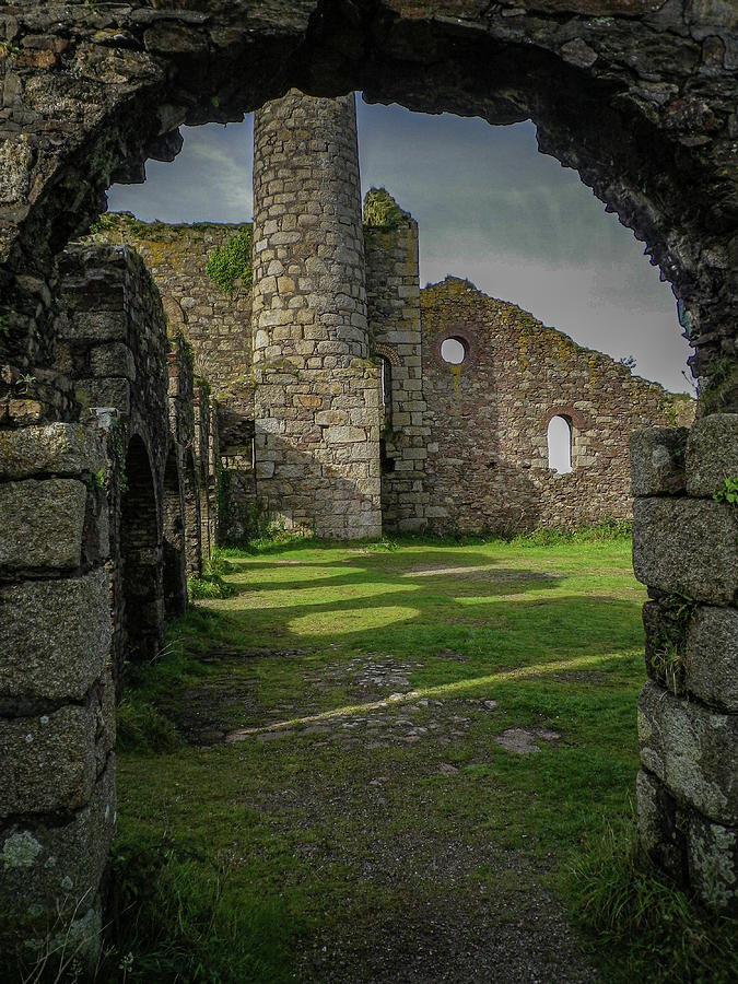 Ruins At Marriott Shaft South Wheal Frances Mine Cornwall Photograph by Richard Brookes
