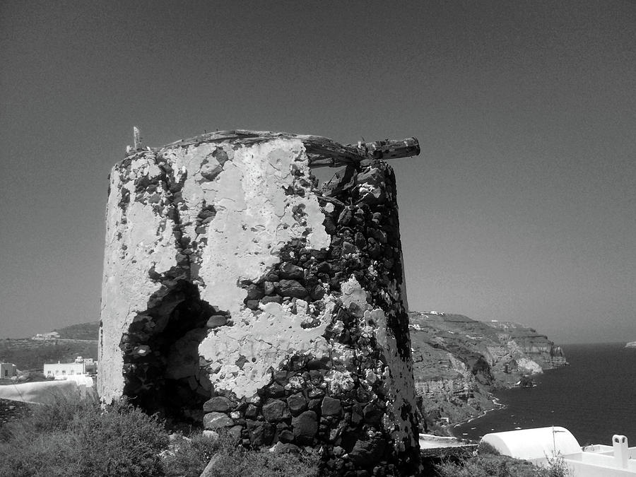 Ruins in black Photograph by Maria Woithofer