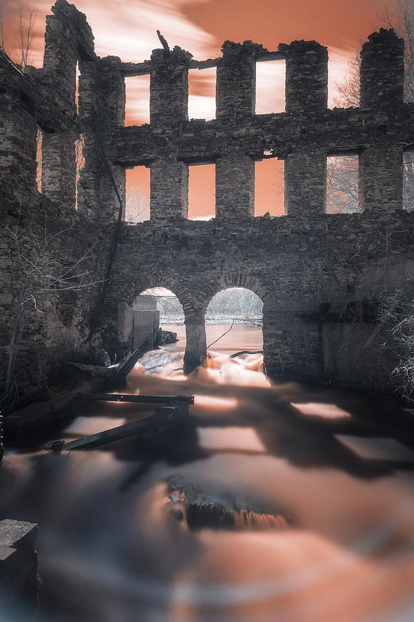 Ruins in Infrared Photograph by Brian Hale