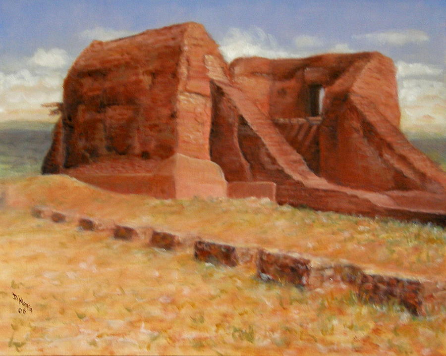 Ruins Near Pecos #2 Painting by Donelli  DiMaria