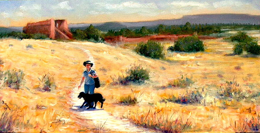 Ruins Near Pecos #1 Painting by Donelli  DiMaria