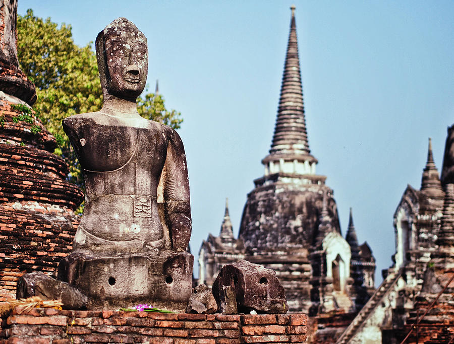 Ruins of Ayutthaya Photograph by Sherri Damlo, Damlo Shots, Damlo Does, LLC