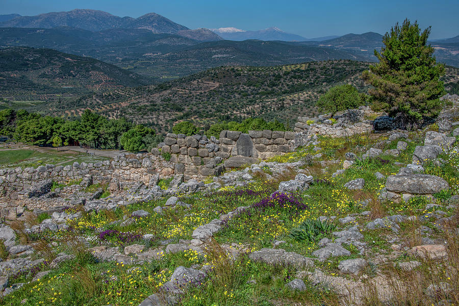 Ruins of Mycenae, Greece Photograph by Marcy Wielfaert