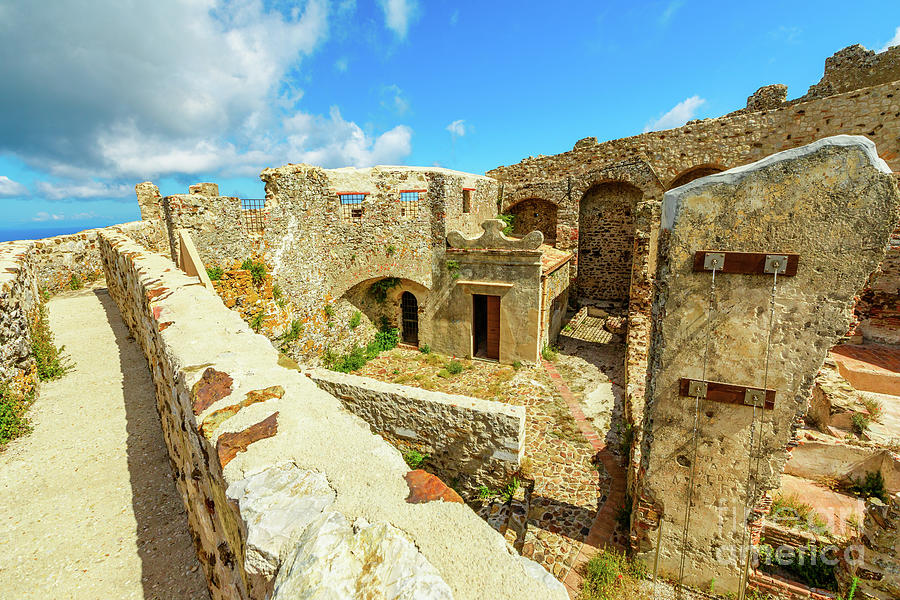 Ruins of Volterraio Castle Elba Photograph by Benny Marty