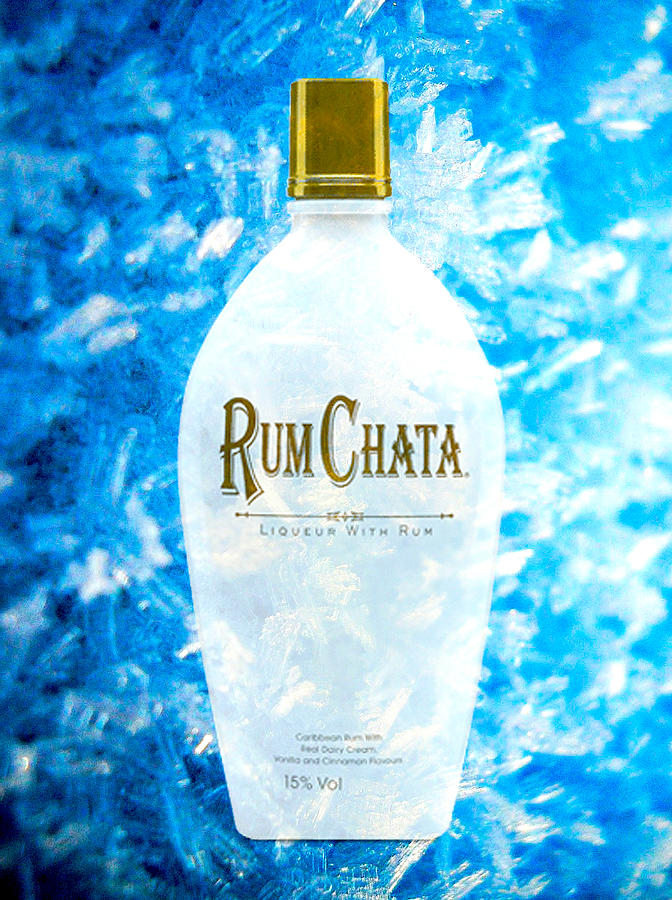 Bottle Digital Art - Rum Chata On Ice by Steven Parker