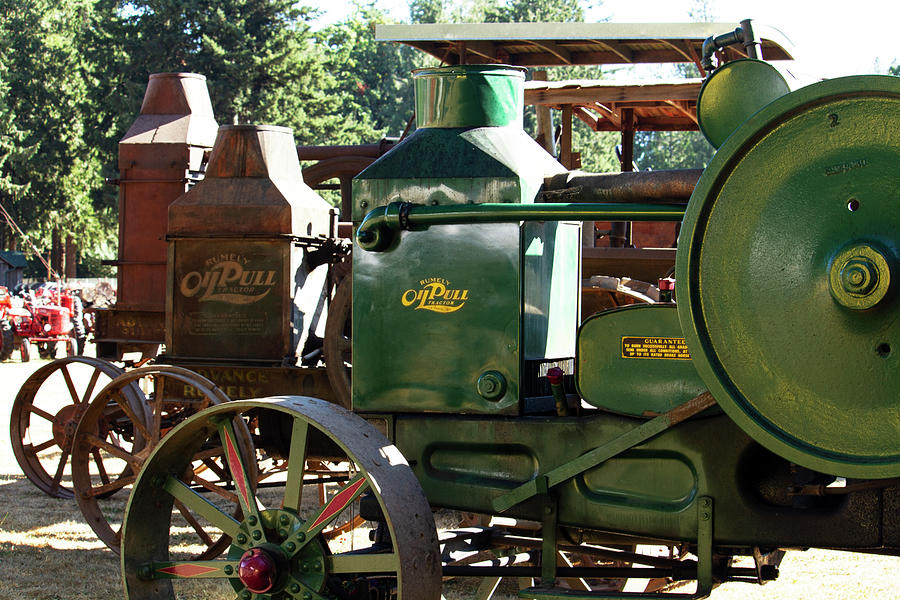 Rumely Oil Pull Tractors Photograph by Cheryl Day