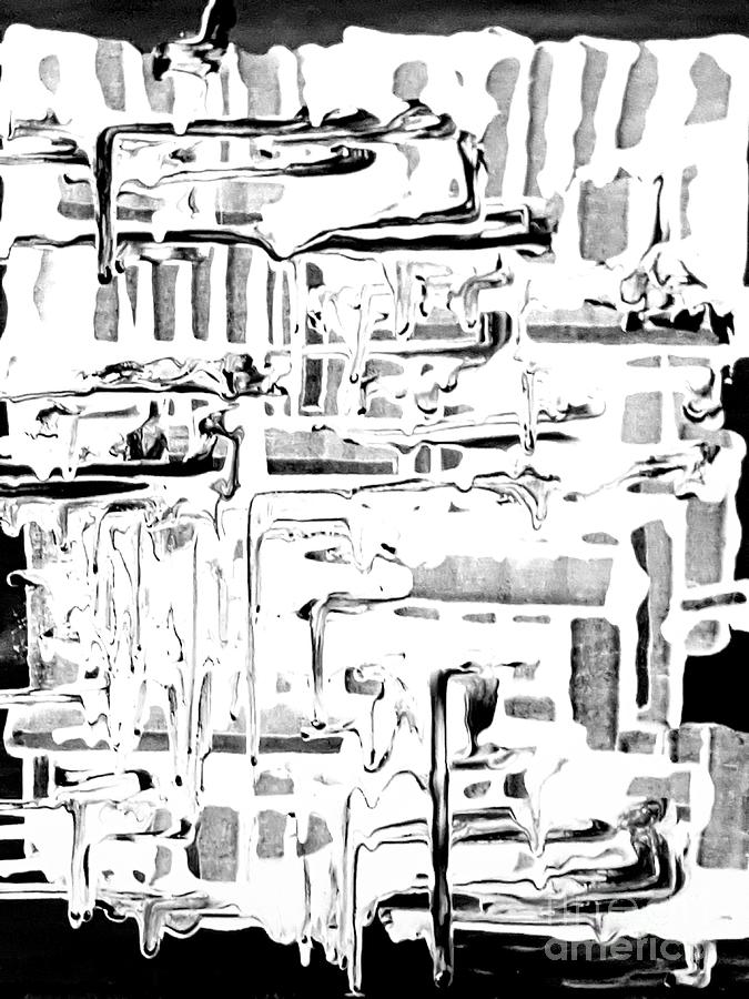 Run Black n White Painting by Andy Thompson Run Black n White Painting by Andy Thompson
