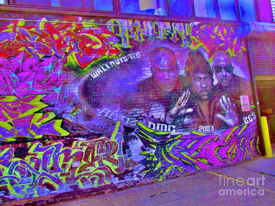 Run DMC NYC Queens Mural Photograph by Aziza Del Rosario Fine Art America