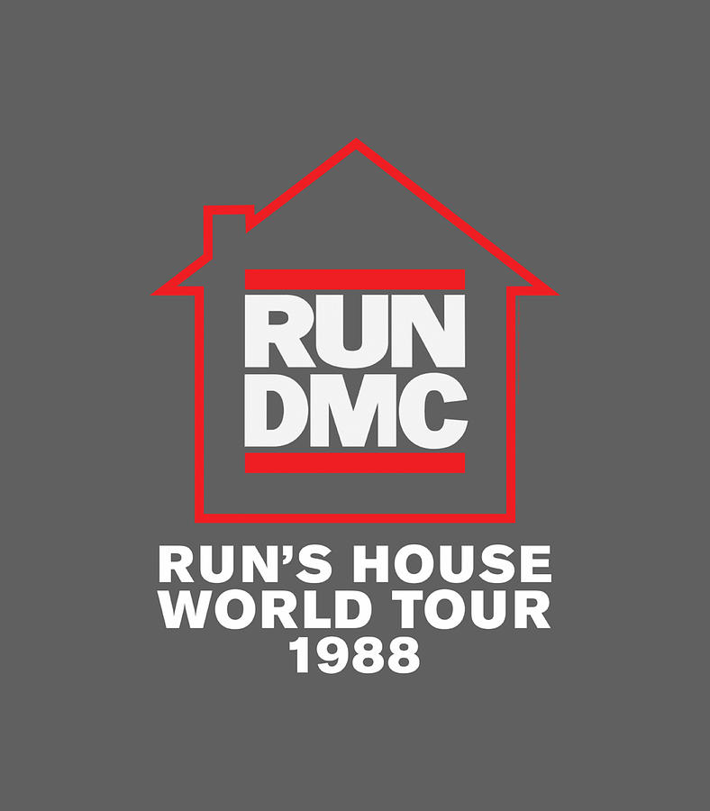 Run Dmc Official RunS House World Tour 1988 Digital Art by Zachak Jessi