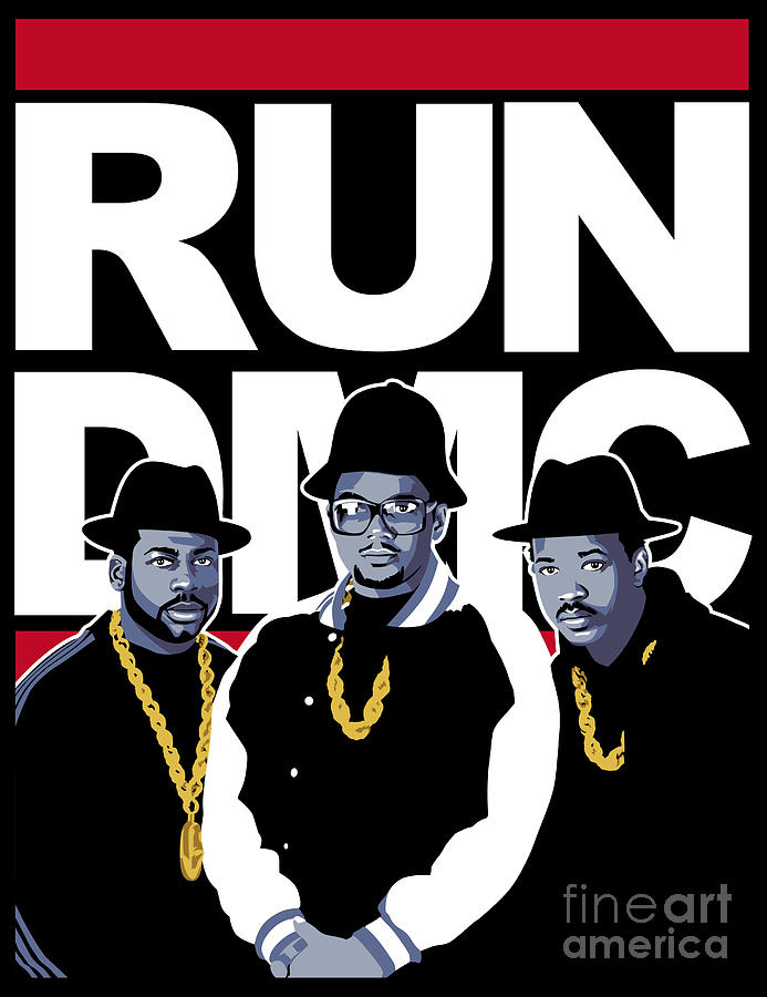 Run Dmc Digital Art by Warrock Design - Fine Art America