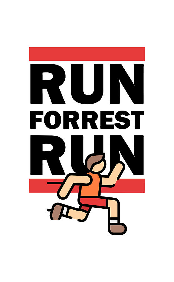 Run Forrest Run Digital Art by Carolyn J Branch | Fine Art America