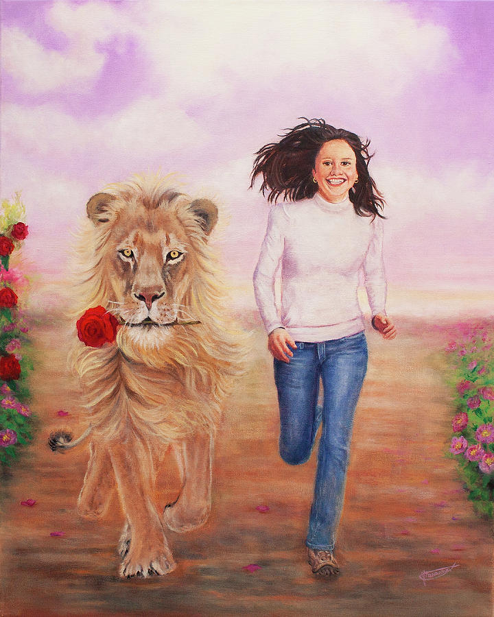 Run With Me Painting by Jeanette Sthamann