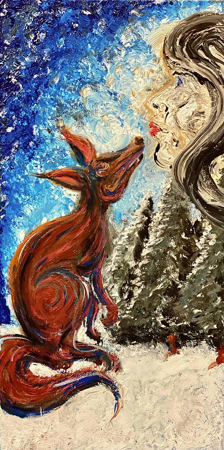 Run with the Fox Painting by Bethany Beeler
