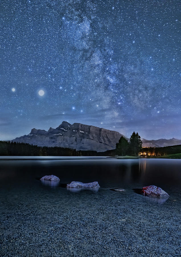 Rundle Skies Photograph