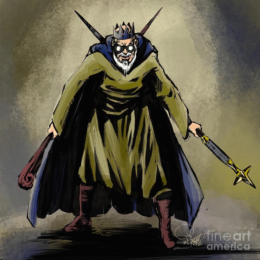 RuneScape Wise Old Man Painting by Taylor Shaw - Pixels