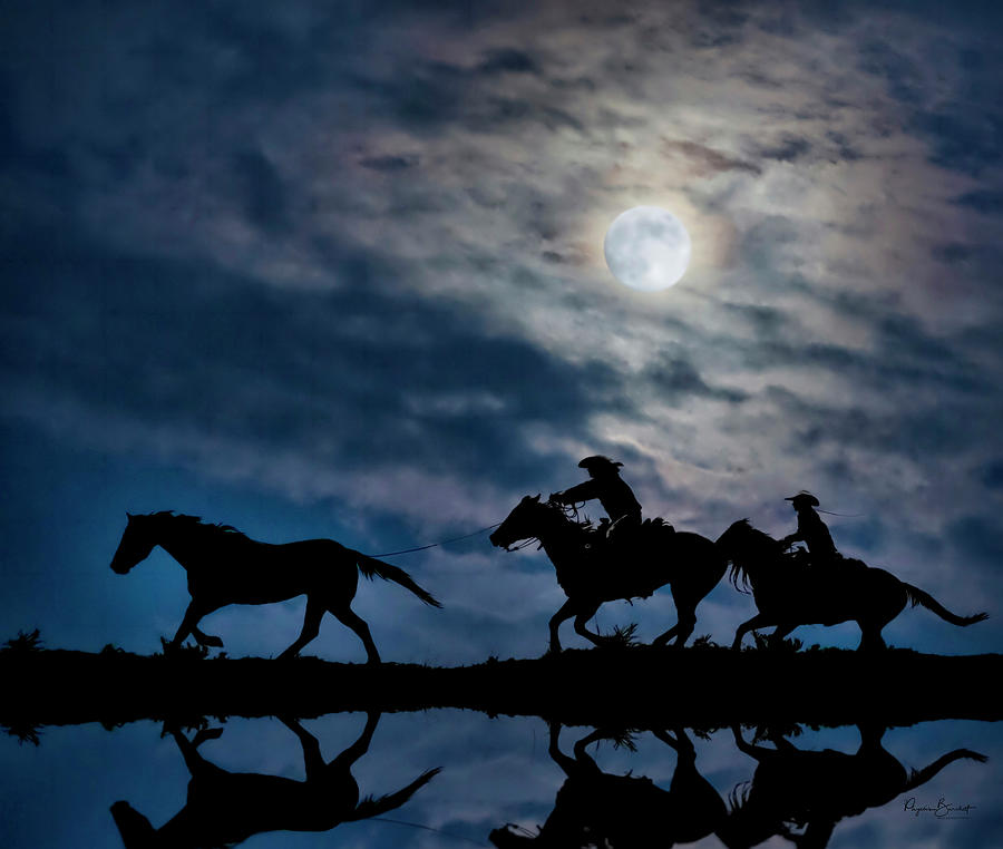 Runnin Outta Moonlight Photograph by Phyllis Burchett