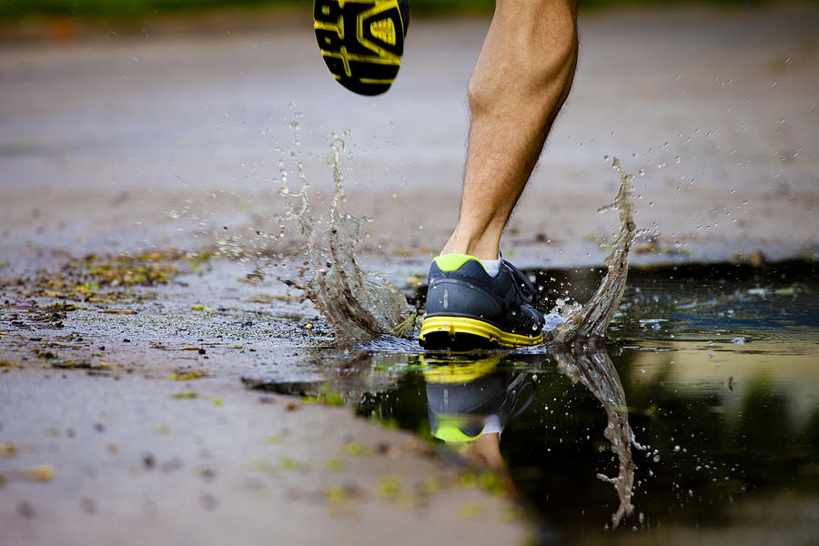 Running after a morning rain Photograph by Archi Trujillo