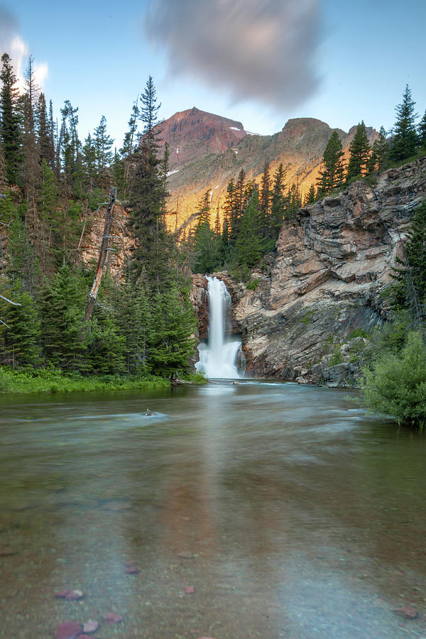 Running Eagle Falls - Montana  Photograph by Photos By Thom