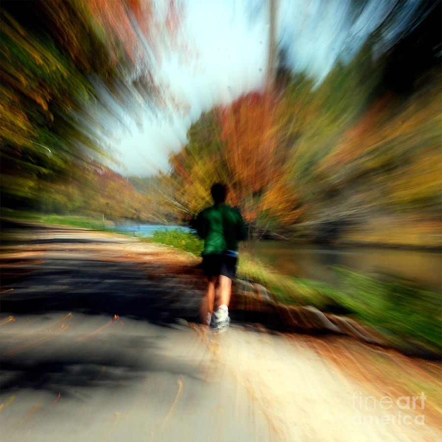 Running In A Time Warp Photograph by Skip Willits
