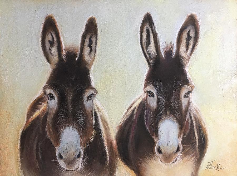 Running Mates Pastel by Margi Tucker | Fine Art America