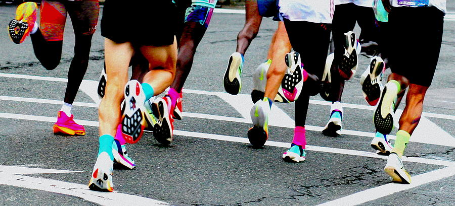 Running Shoes Digital Art by Cliff Wilson