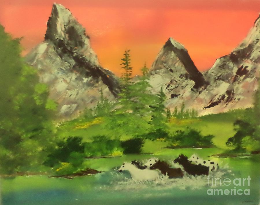 Running Wild Painting # 321 Painting by Donald Northup