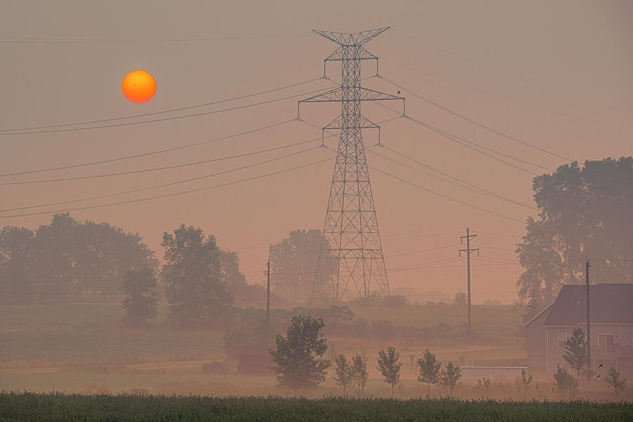 Rural Haze Photograph by Ryan Heffron