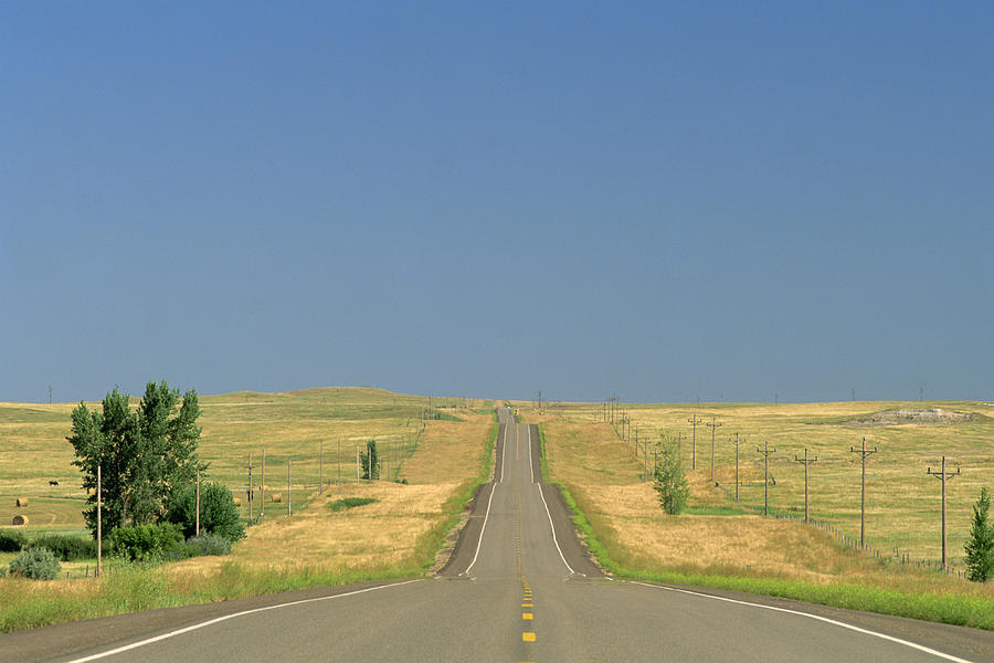 Rural highway Photograph by Comstock Images