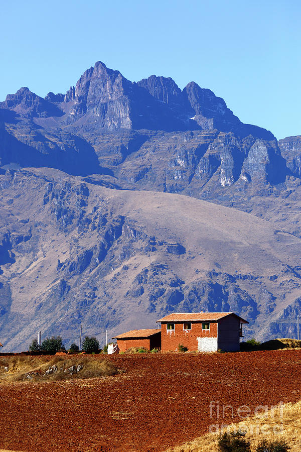 Rural house near Cusco Peru Photograph by James Brunker