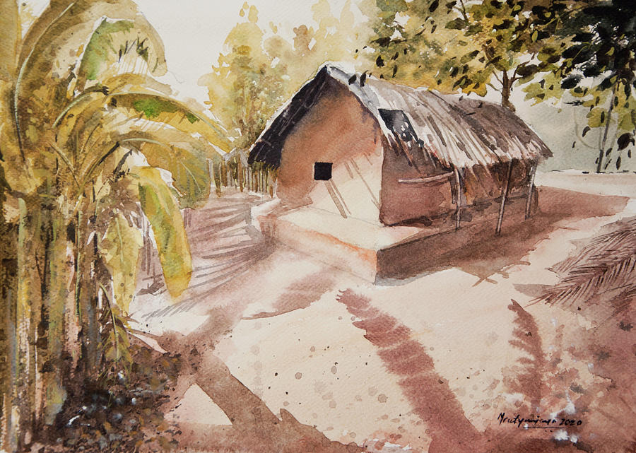 Learn How to Draw Rural Scenery Villages Step by Step  Drawing Tutorials