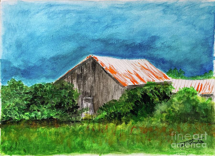 Rural Jefferson County Barn Painting by Joel Charles