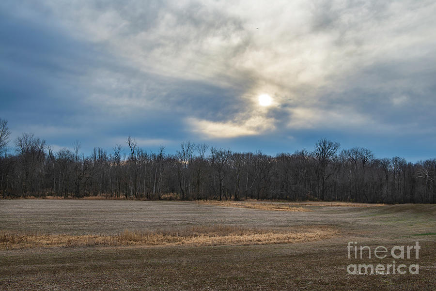 Rural Landscape on Cloudy Day Photograph by David Arment - Fine Art America