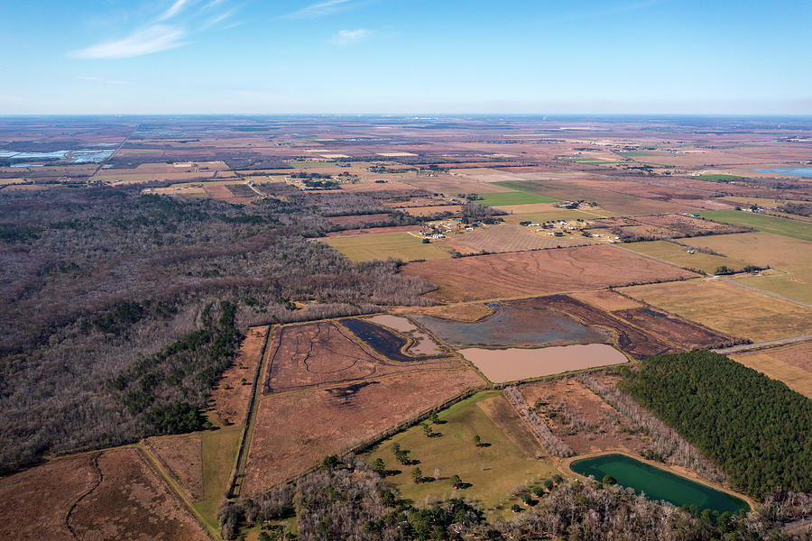 Rural Louisiana By Drone Photograph