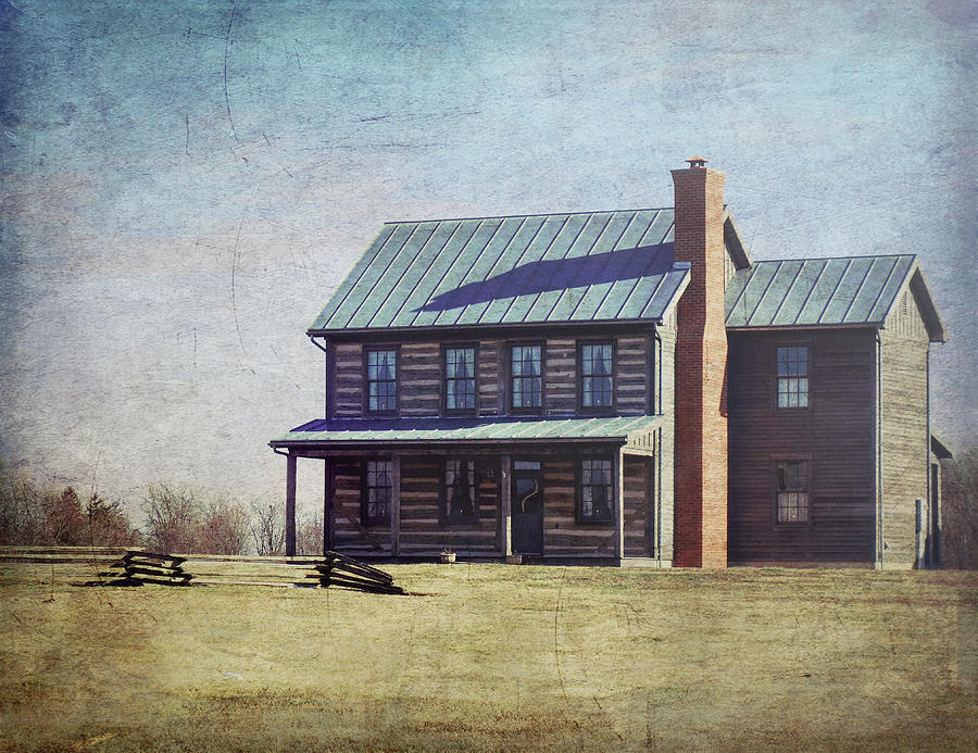 Rural Ohio Farmhouse Vintage Texture Photograph by Dan Sproul
